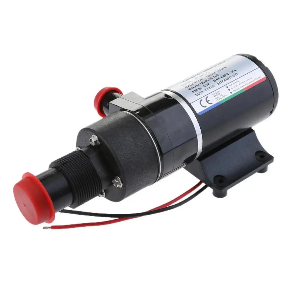 Pompe à eaux usées pour toilettes et bateaux, macérateur électrique, noir marin, 12V DC