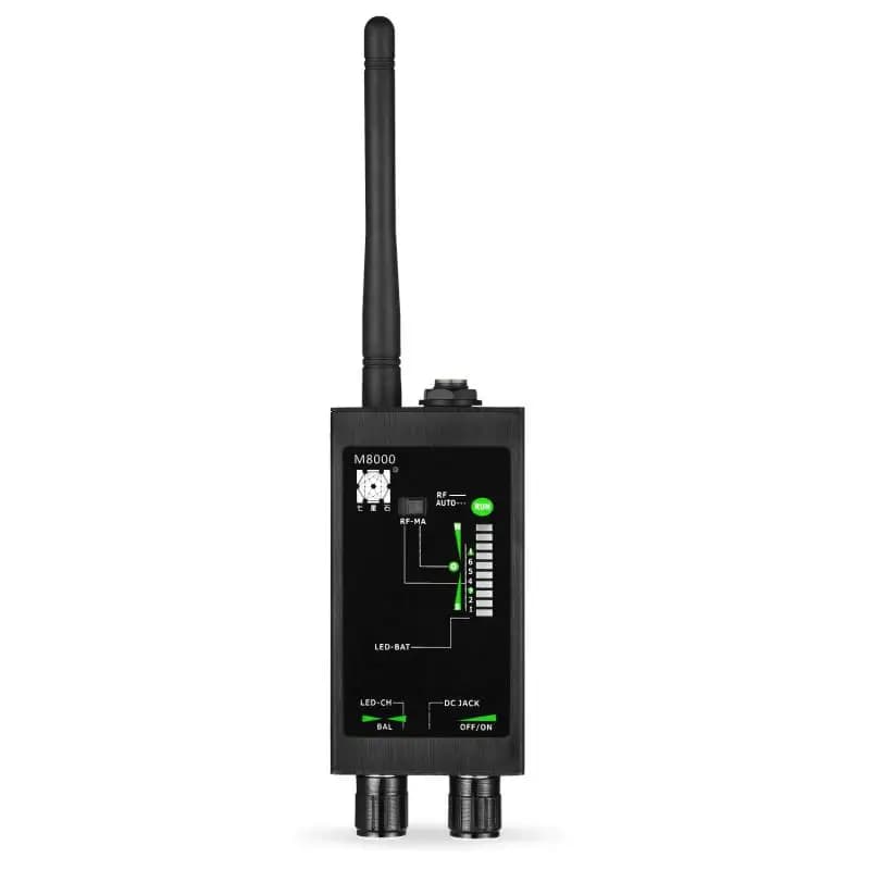 Détecteur de Bug RF M8000 et détecteur de caméra X GPS, détecteur de Scanner de caméra, lentille Ant