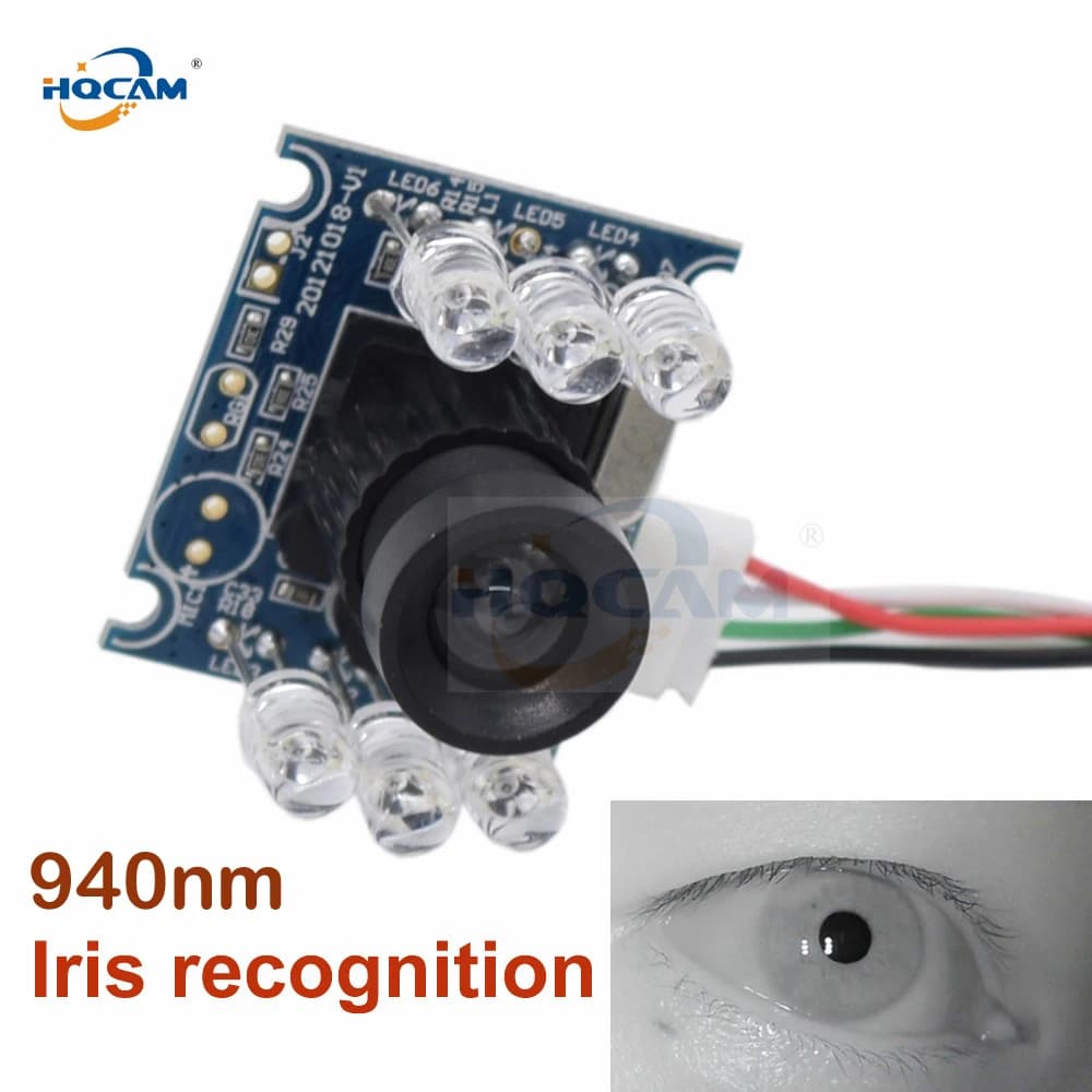 HQCAM – caméra de Surveillance CCTV 720P Qr code, module USB, mini Webcam à Vision nocturne infrarou