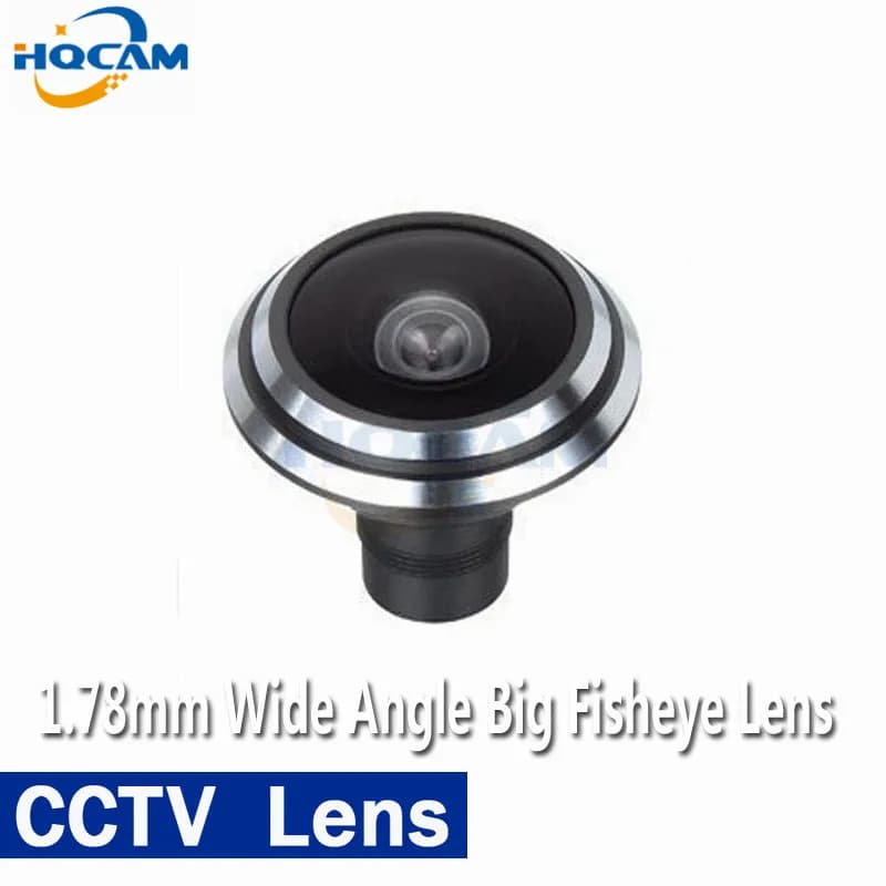 HQCAM – objectif de sécurité à large plage, haute quantité, 5MP, 1.66mm, 1.8mm, 1.78mm, 182 degrés,