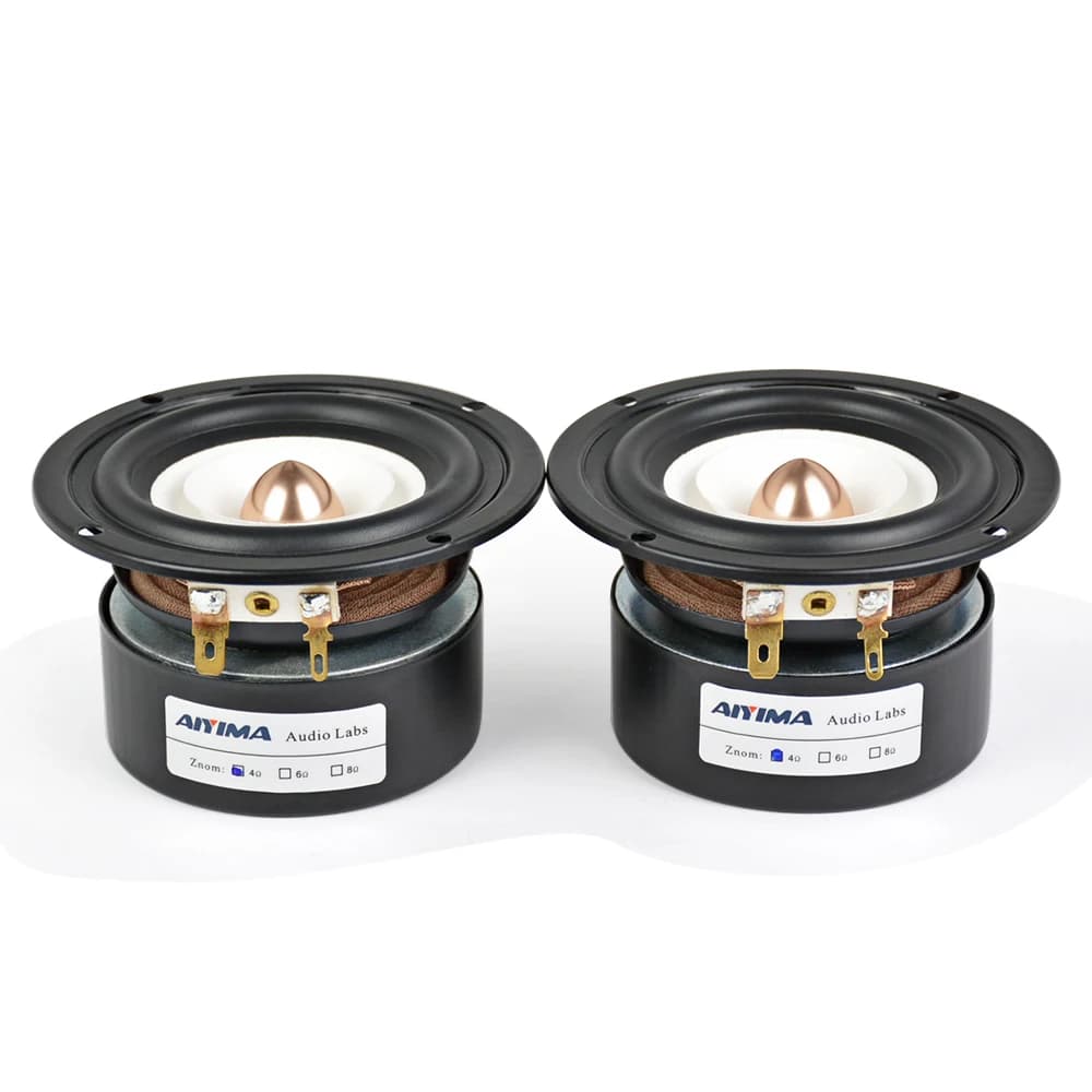 AIYIMA 2 pièces, haut-parleurs pleine gamme de 3 pouces, 4 8 ohms, 15 W, haut-parleur de basse et de