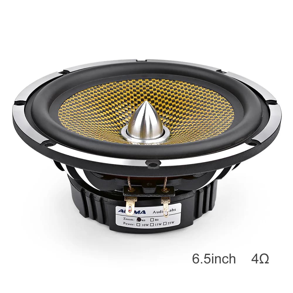 AIYIMA 6.5 pouces voiture Audio milieu de gamme basse haut-parleur haute puissance 4 Ohm 60 W 25 Cor