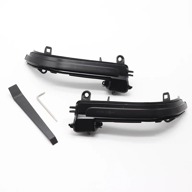 Lumière de rétroviseur pour BMW 1 2 3 4 X1 M série F20 F30 F34 F36 E84 F87 i3, LED dynamique noire,
