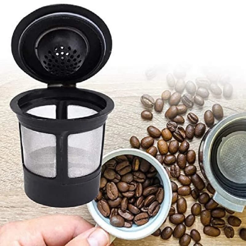 Capsules filtrantes réutilisables en acier inoxydable, 3 pièces, pour cafetière Keurig 1.0 et 2.0 K2