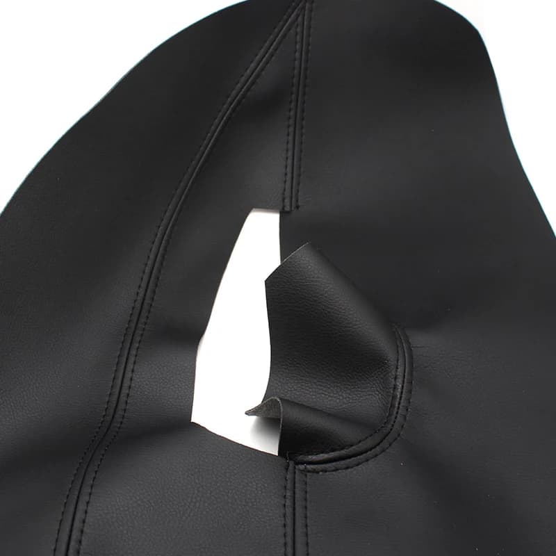 Panneau d'accoudoir de porte de voiture en cuir noir, garniture de couverture, LHD uniquement, 4 por