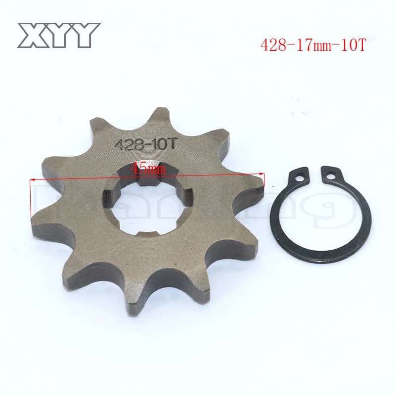 428 # Pignon de moteur avant 17mm, 10 11 12 13 14 15 16 17 18 19T, dent pour Dirt Pit Bike ATV Qua