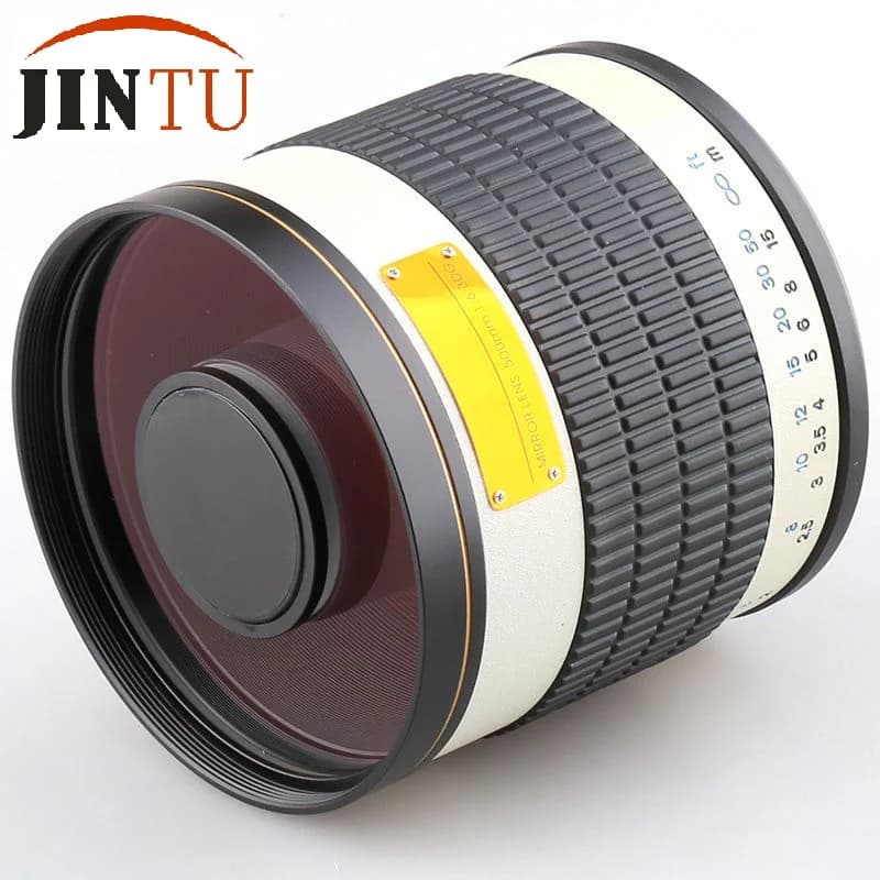 Objectif téléobjectif 500 mm f/6.3 MF + téléconvertisseur 2x = 1000 mm pour appareil photo reflex nu