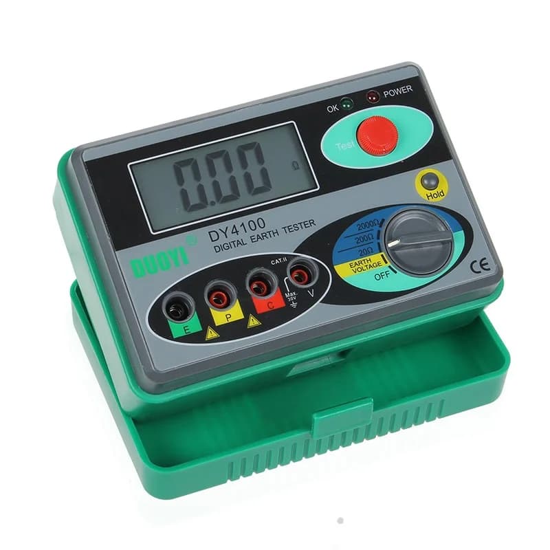 Megohmmètre 0-2000 Ohm Real Digital Earth Tester, DY4100 Ground 02/10/2018 Meter