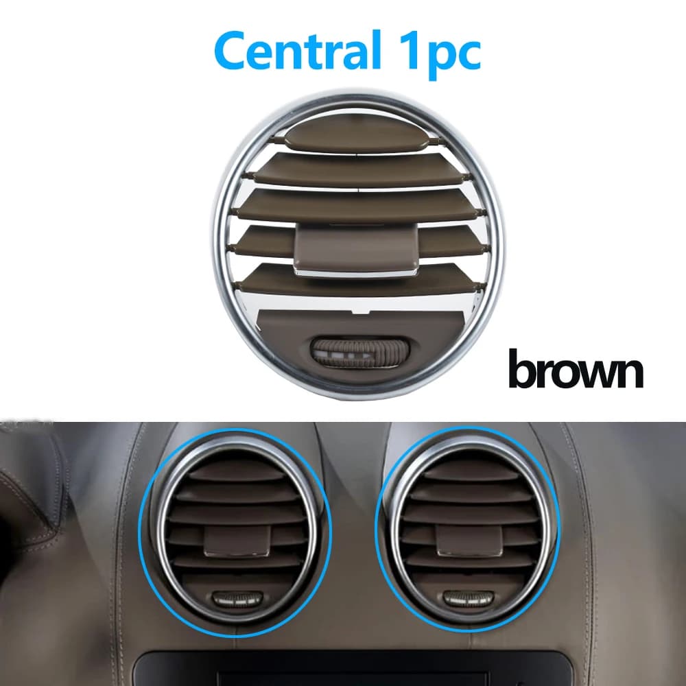 Tableau de bord Central gauche droite AC Grille de ventilation panneau de sortie pour Mercedes Benz