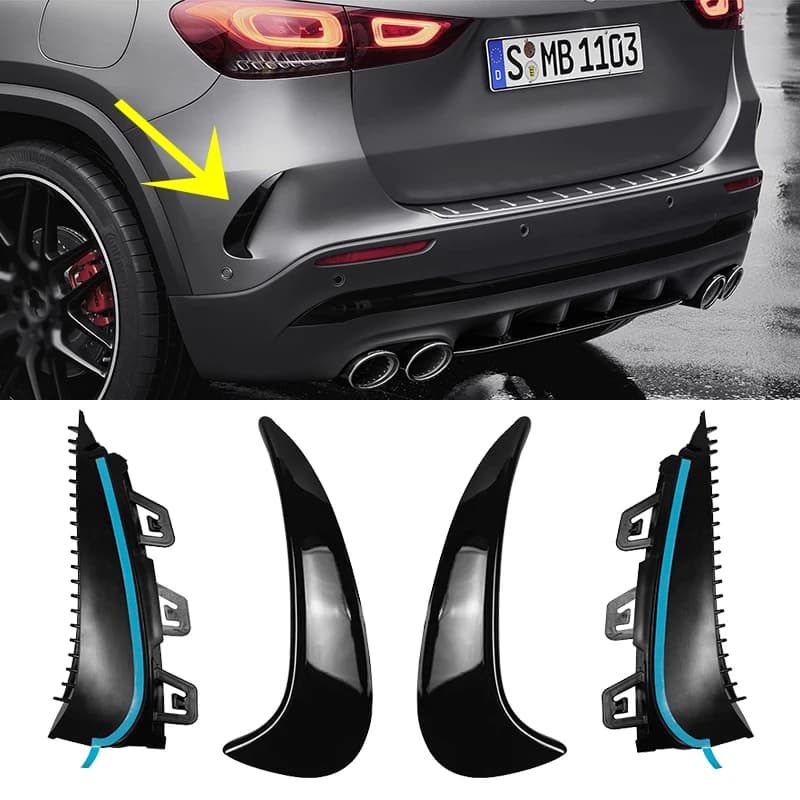 Pare-chocs Arrière pour Mercedes Benz, H247, GLA200, GLA220, GLA250, GLA35, GLA45S, Jas 2020, 2021,