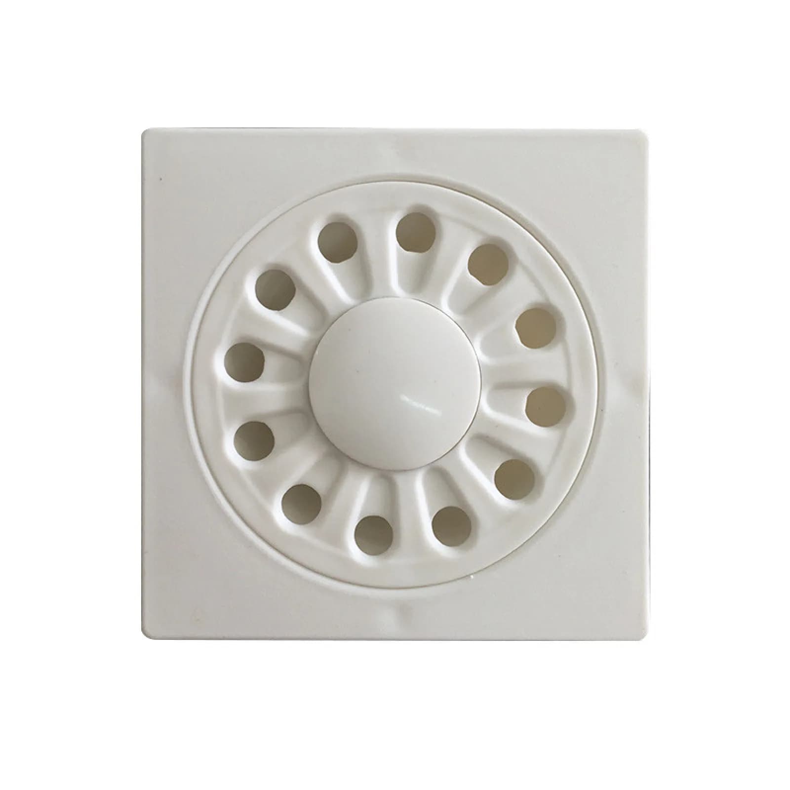 PP HOShower-Drain de sol carré, attrape-cheveux, protecteurs de drains domestiques, quincaillerie de