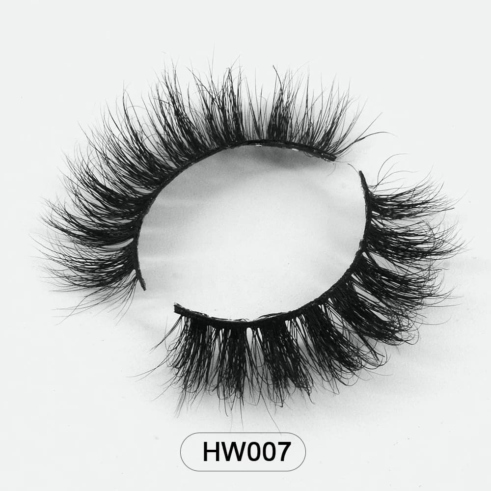 Livraison directe en gros naturel vaporeux 3d vison faux cils maquillage vison faux cils avec bande