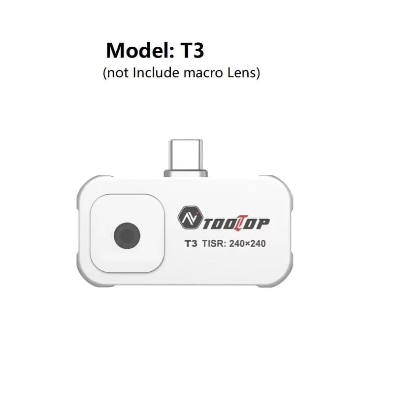Caméra d'imagerie thermique infrarouge TOOLTOP T3 pour téléphone portable Android-20 ~ 550 ℃ Répar