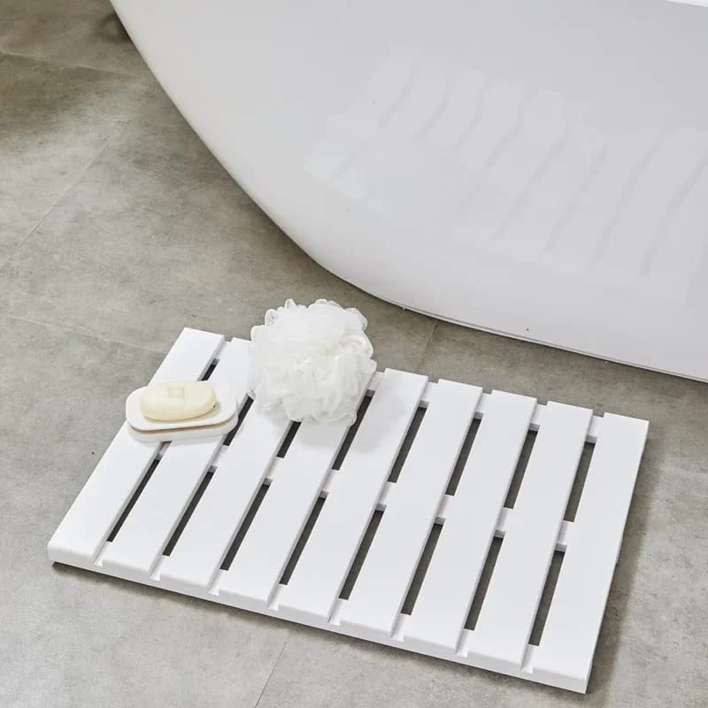 Pédales de pied polyvalentes en bambou, support de marchepied étanche, tabouret de cuisine, coussin