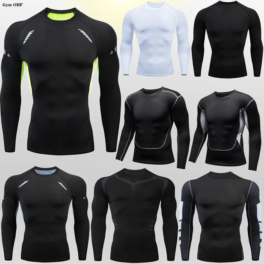 musculation sport homme tee shirt homme T-shirt Rashguard à manches courtes pour homme, vêtement de