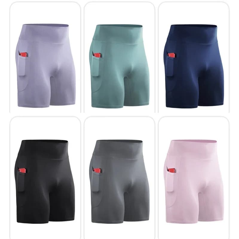 Hommes en plein air course poche Shorts conseil GYM cyclisme Fitness Legging équitation basket-ball
