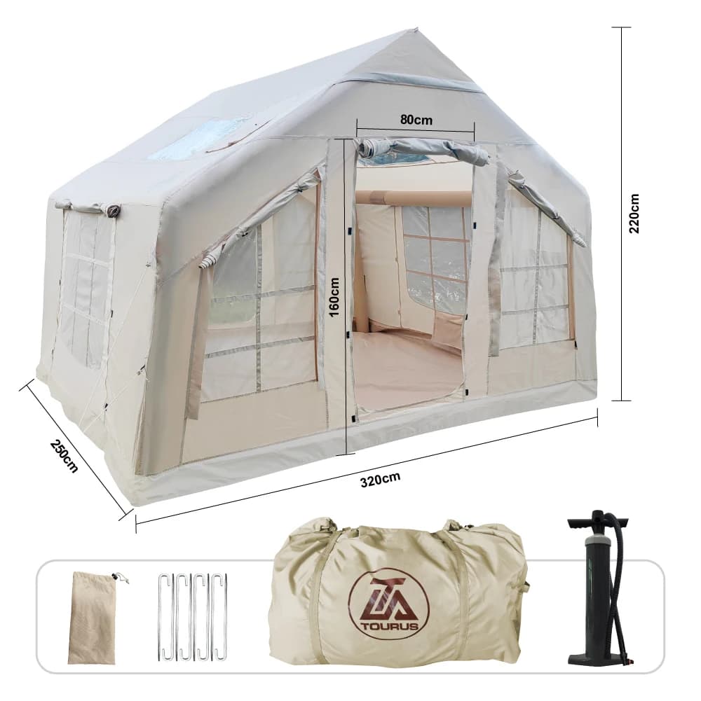 TOURUS 8 ㎡ Tente gonflable pour camping-car, très demandée