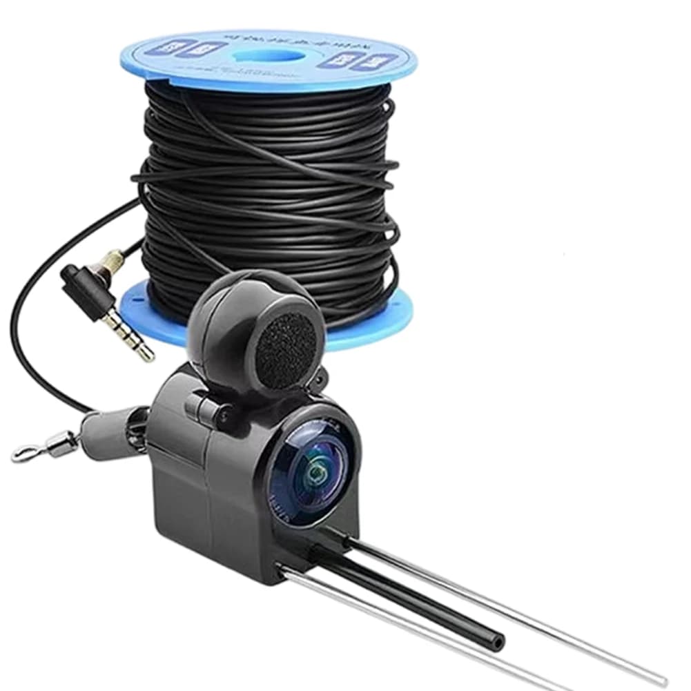 Caméra de pêche avec indice d'étanchéité IP68, grand angle de 195 degrés et corps en alliage d'alumi