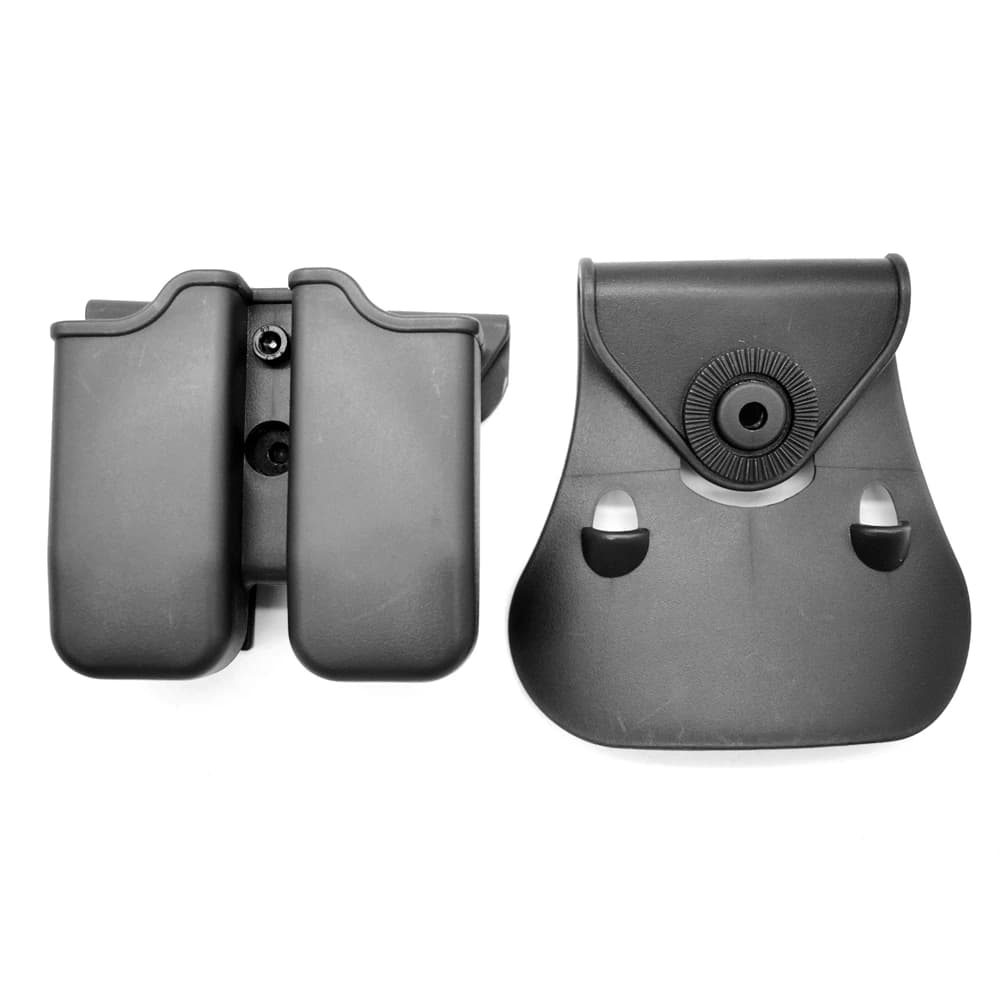Étui tactique Double pour magazines, support universel pour pile magnétique de calibre 9mm.40, avec