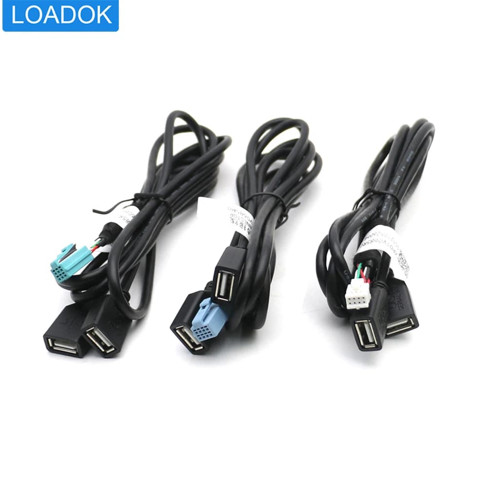 6 8 10 Pin Voiture Android Radio USB Connecteur touristes USB Câble Adaptateur pour D-NOBLE Android