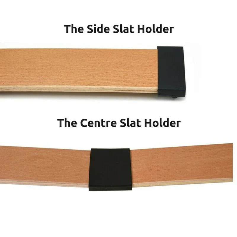 Supports d'extrémité de lattes de lit en plastique, supports pour fixer les lattes en bois, base de