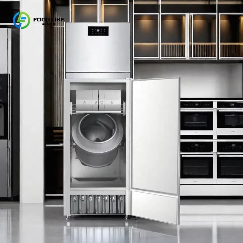Robot de cuisine intelligent électrique personnalisé, robot de cuisson automatique, robot chef numér