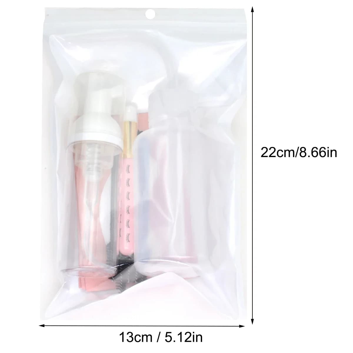 Kit de nettoyage d'extension de cils 5 en 1, 13 pièces, brosse à shampoing, savon, mousse, ensemble