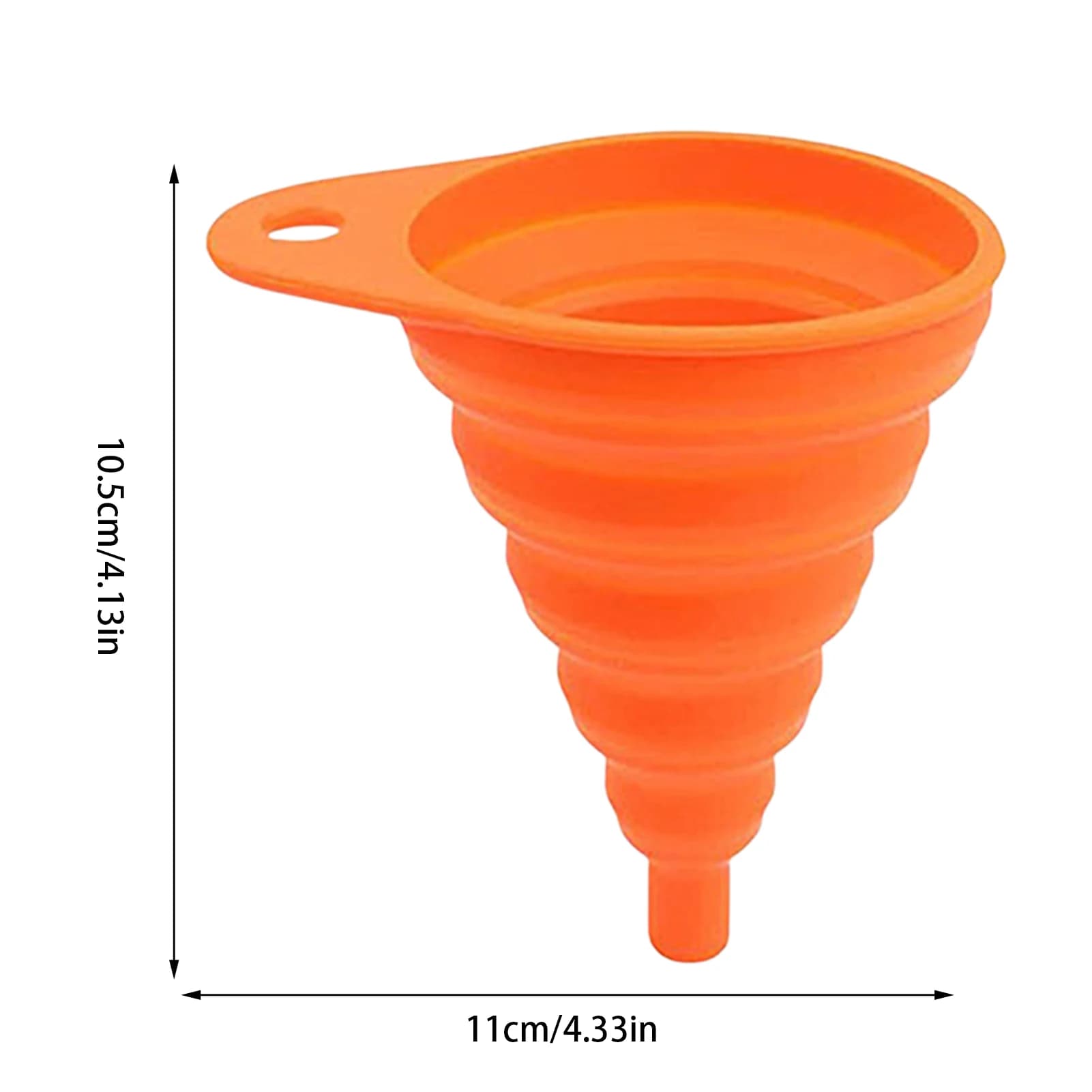 Entonnoir de cuisine pliable en Silicone, entonnoirs portables pour bouteilles de remplissage d'huil