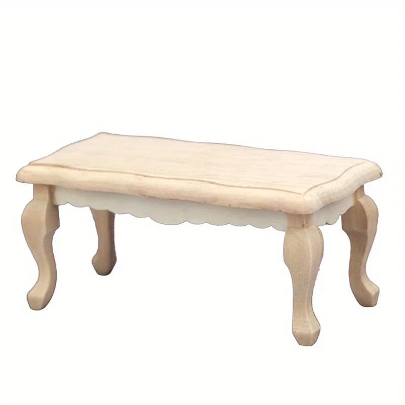 Mini meubles miniatures pour décoration de maison, table basse, beurre, simulation de poupées, micro
