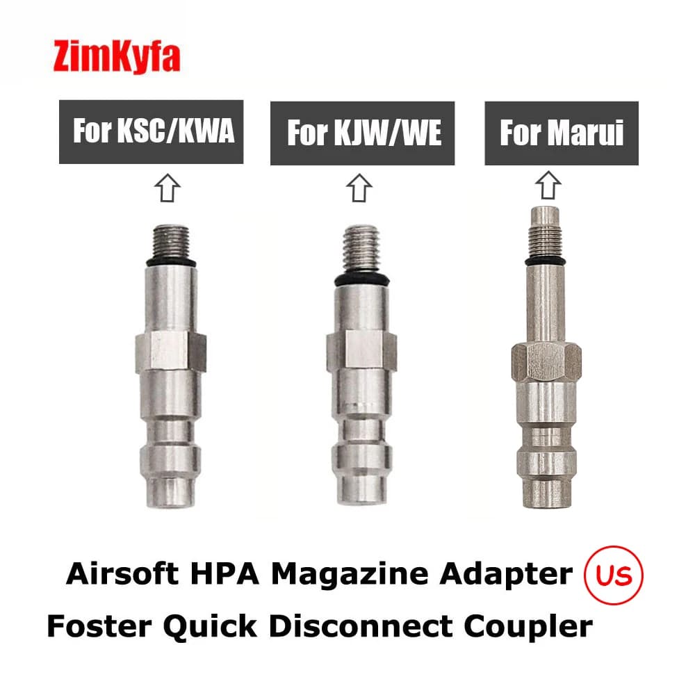 Adaptateur de Valve de Magazine HPA, à Déconnexion Rapide, Sonde de Couremplaçant Mâle US Dawn pour