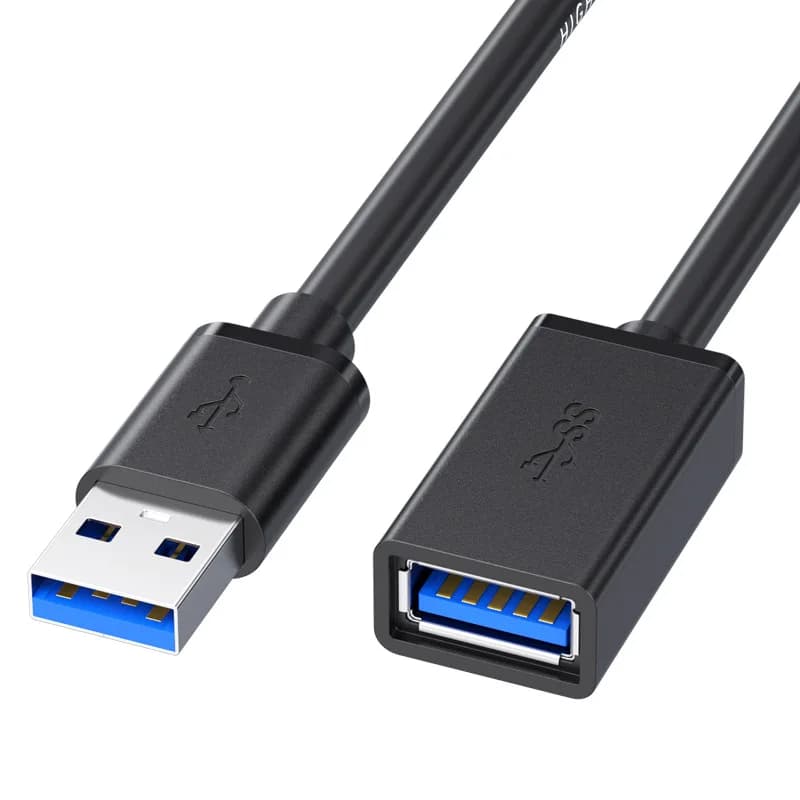 Câble d'extension USB 0.5/1/2/3/5 M, cordon de données 3.0 pour ordinateur portable TV SSD USB 3 0 m