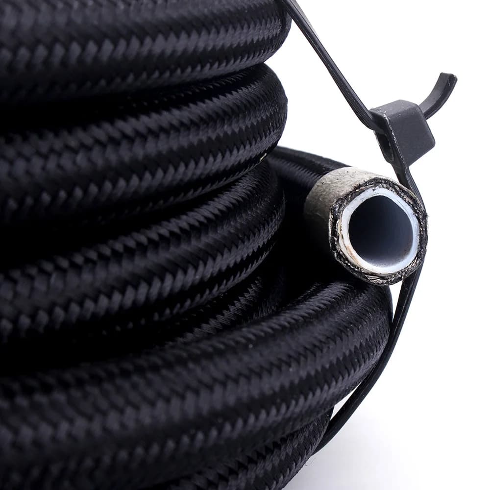 Tuyau de course universel 1M/3M/6M AN4-AN12 tressé tuyau de frein en PTFE ligne d'huile de carburant