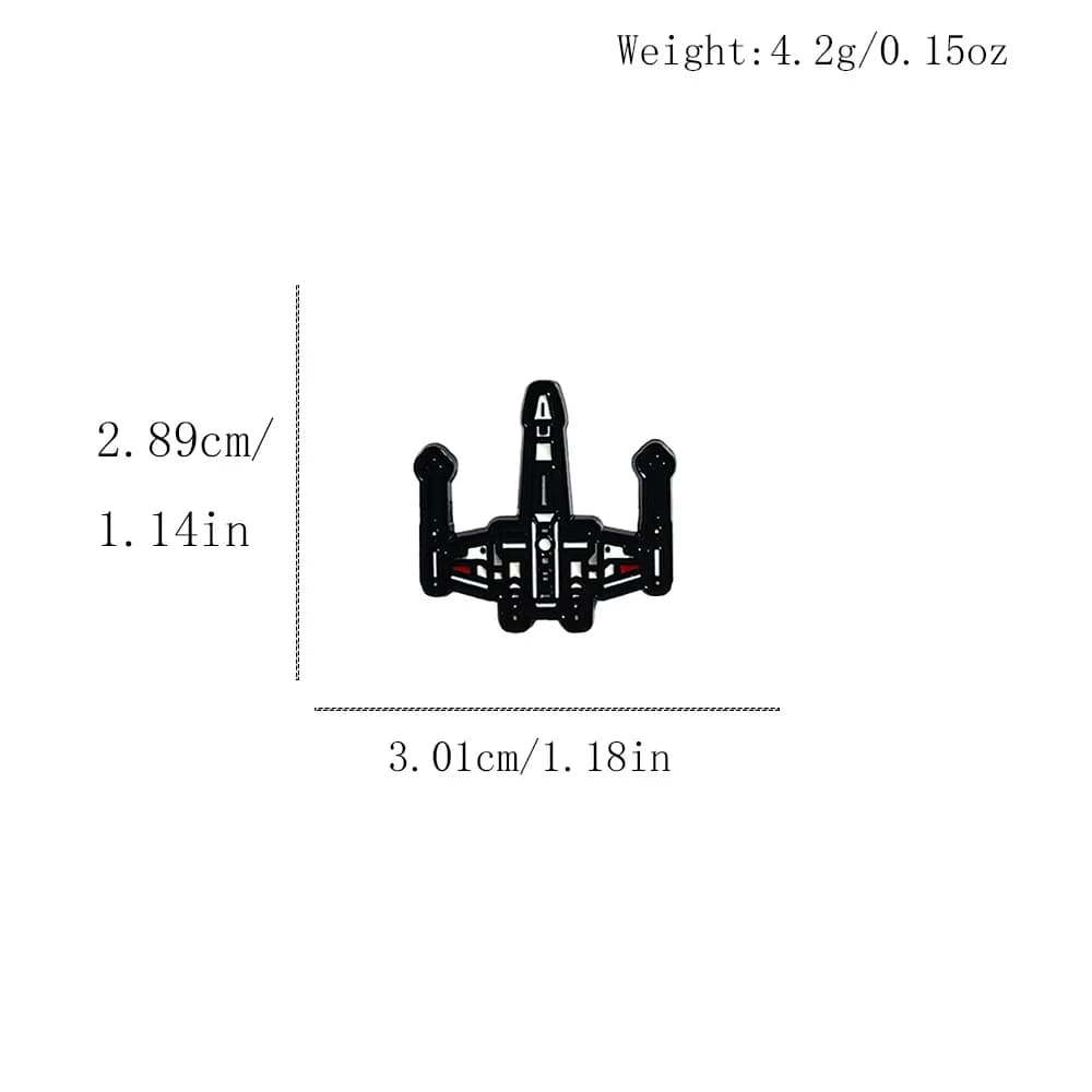 Ensemble de 7 épingles en émail Star Wars, collection de broches avec Stormtrooper, Darth Vader, Mil