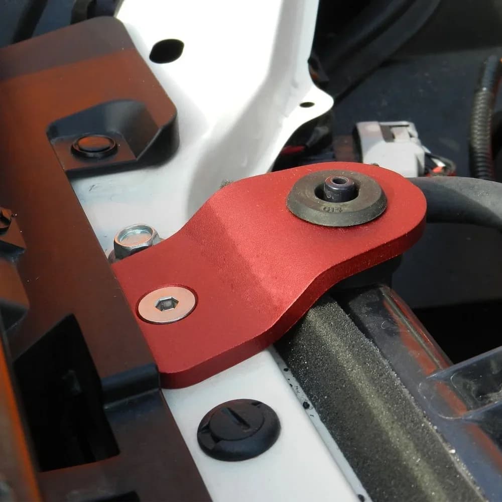 Paire de supports de radiateur de voiture, support de réfrigération de course, support de radiateur