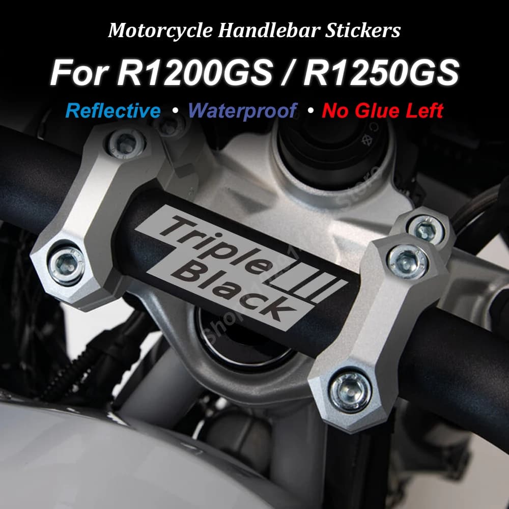Autocollants réfléchissants pour moto, pour BMW R1200GS Adventure Triple Black R1250GS R1250 GS1200