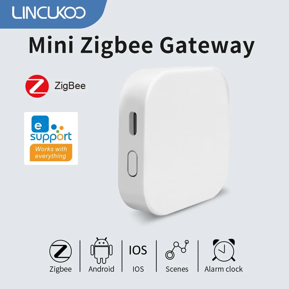 Lincukoo EWelink Zigbee Gateway Hub Mini Smart Bridge, Contrôleur d'Appareils Domestiques à Distance