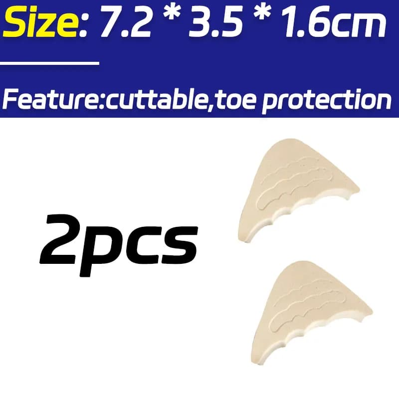 Femmes talons hauts avant-pied coussinet bottes amorti demi-semelles réduire la taille de la chaussu