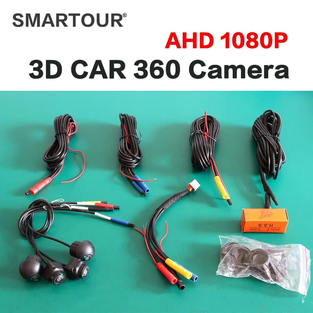 Guardian Surround View Car Camera System, 360 P AHD, Right, Store, Front, Rear View, Android Auto Ra