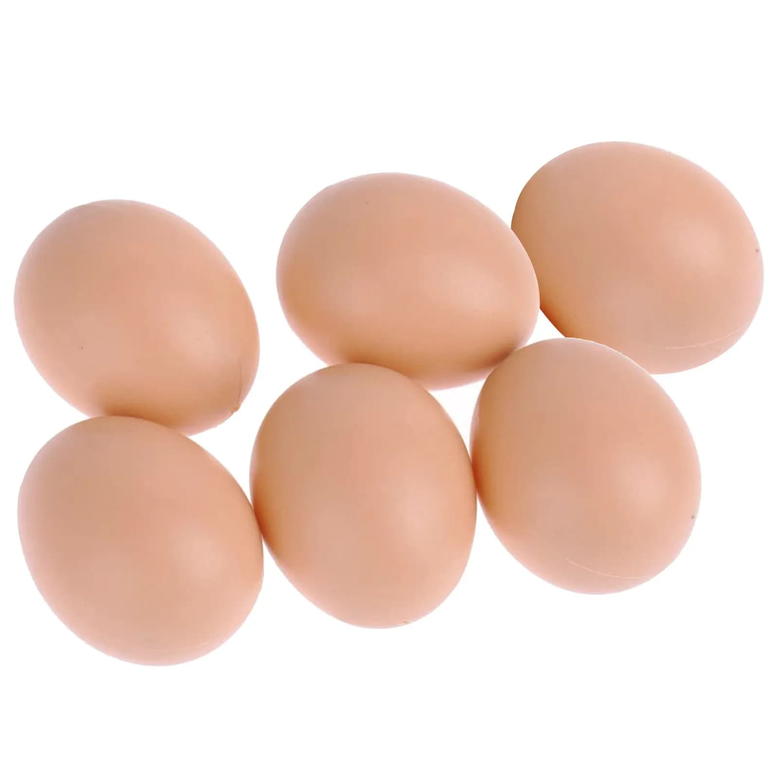 6/12 faux œufs de poule en plastique pour favoriser la ponte des poules, œufs simulés pour l'incubat