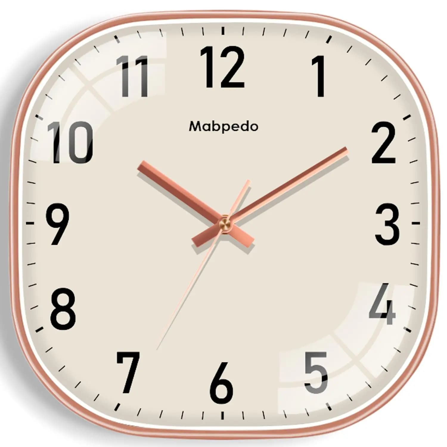 Horloge murale carrée à Quartz, cadran élégant, noir clair, numérique moderne, salon, cuisine, burea