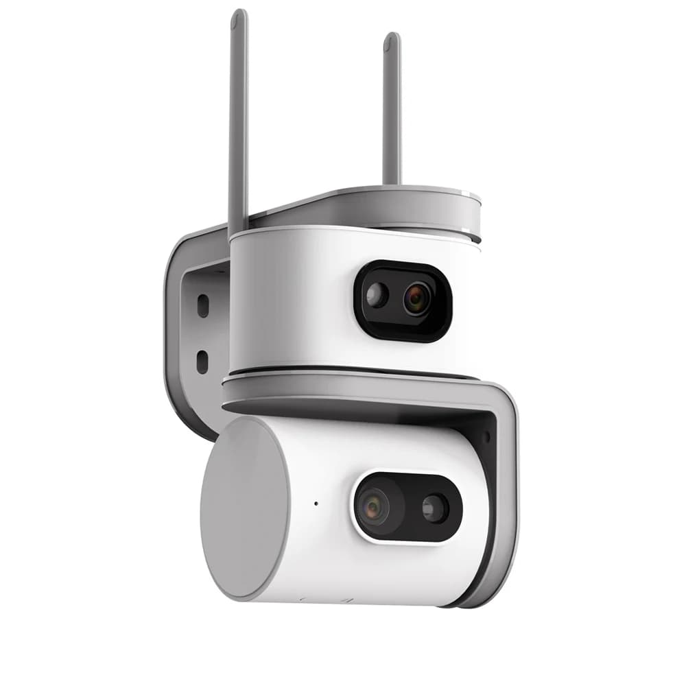 Caméra dôme IP PTZ Wi-Fi Cam380 APP 6MP à double objectif, couleur intégrale, avec IA pour la détect
