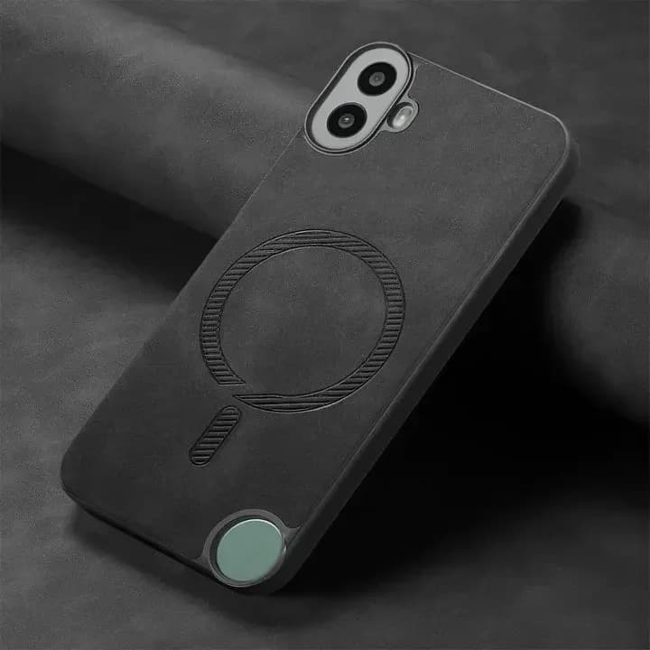 Étui de luxe en cuir magnétique pour Nothing CMF Phone 1 2 Pro 3a 4a, panneau arrière, charge sans f