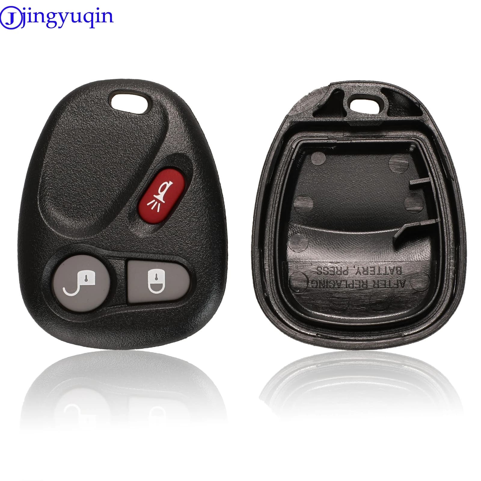 Jingyuqin-Coque de clé de voiture pour Buick Hummer, coque de clé à distance, porte-clés vierge, H3