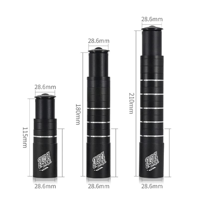 ENLEE – extension de hauteur de tige de fourche de vélo, adaptateur de levage de guidon, entretoise
