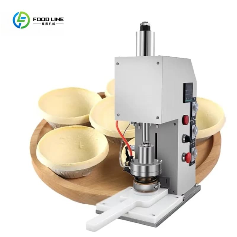 Machine commerciale personnalisée de formage de tarte aux œufs en acier inoxydable, conviviale, pour