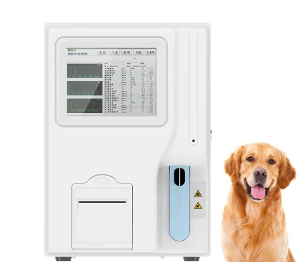 Équipement d'hématologie entièrement automatique à usage animal/prix de l'analyseur d'hématologie de
