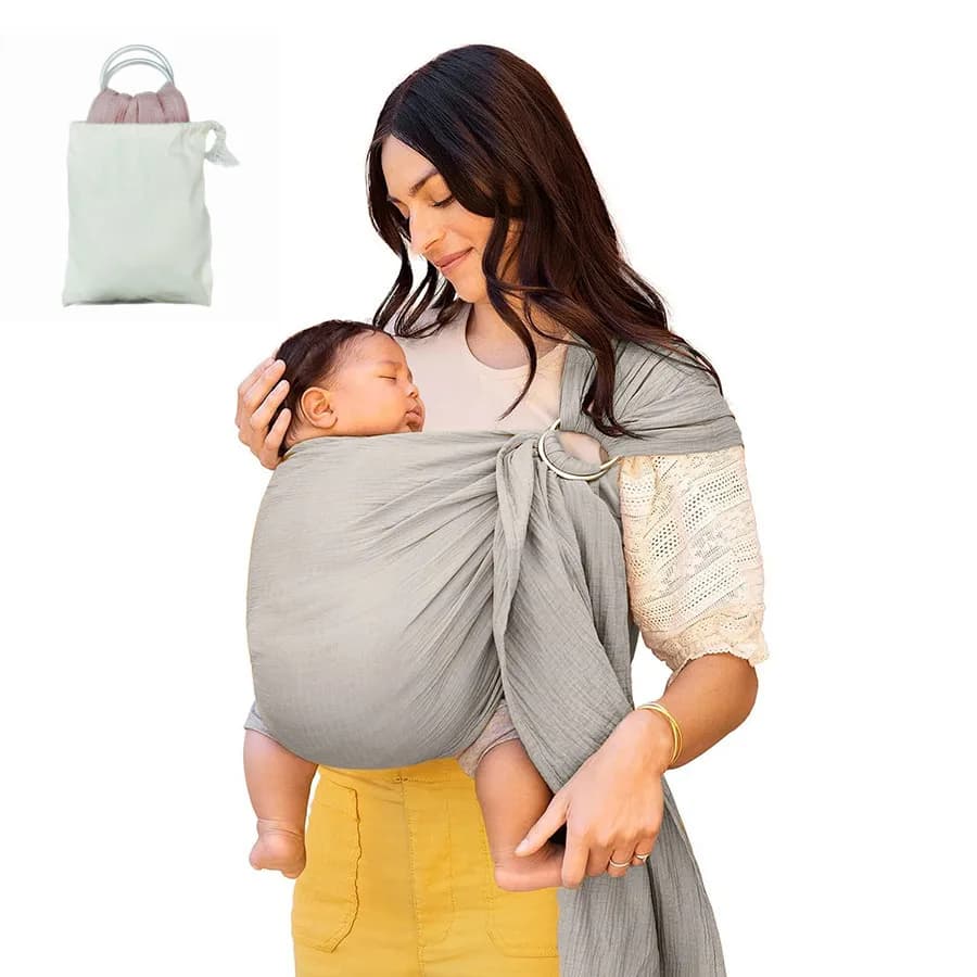 Écharpe pour bébé à Double anneau, serviette arrière pour nouveau-né, facile à sortir, sac suspendu