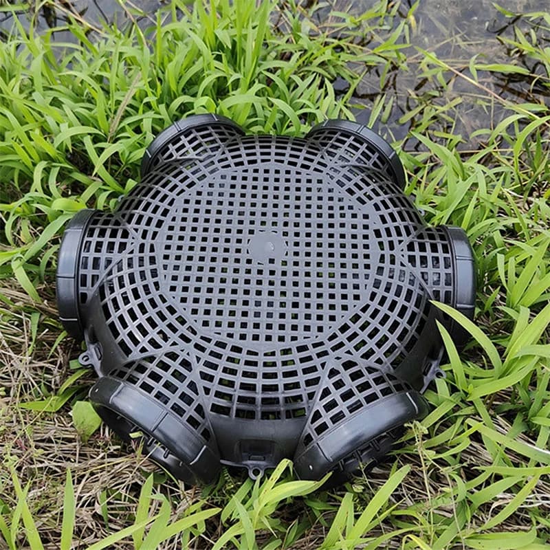 Filet de pêche en plein air en plastique pour attraper des poissons mixtes, écrevisses, anguille jau