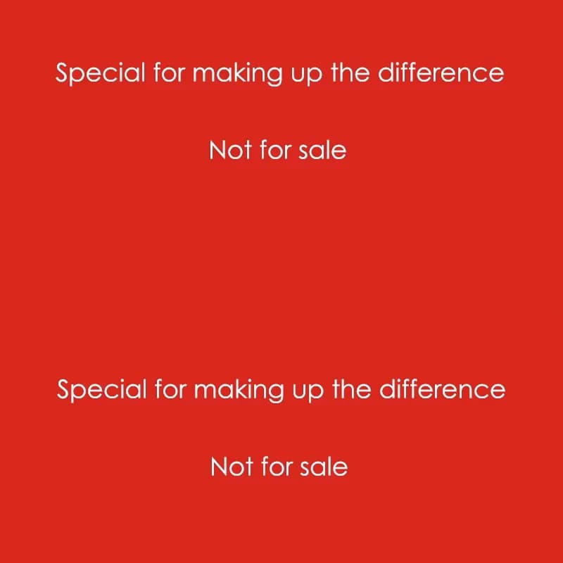 Offre spéciale pour les différences de prix Offre spéciale pour les différences de prix