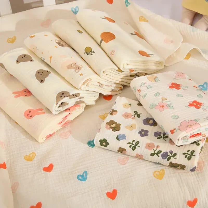 Couverture de réception pour bébé, en mousseline de coton, pour nouveau-né, literie, serviette de ba